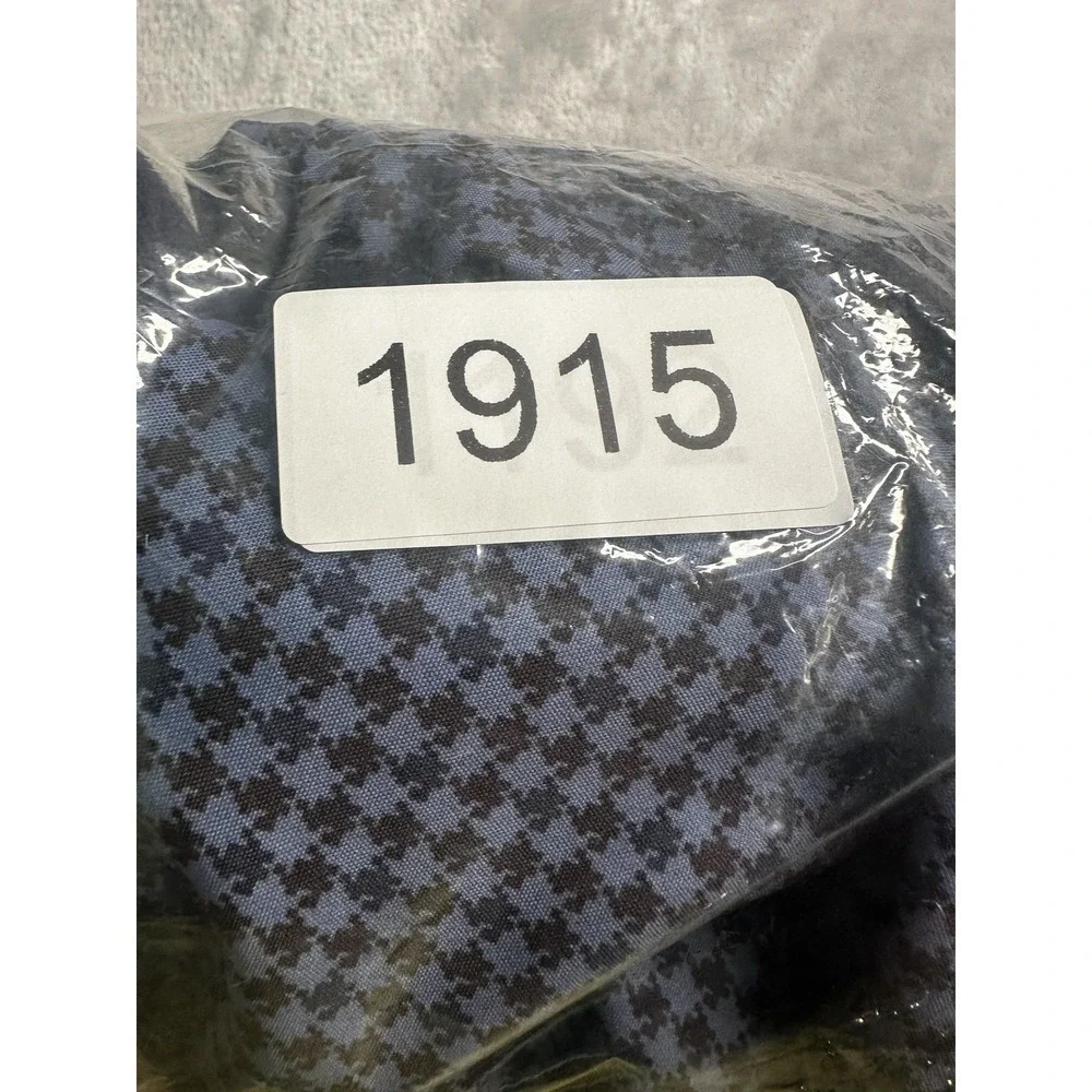 Sunderland of Scotland Pullover Mens Large Houndstooth V Neck Golf Windshirt